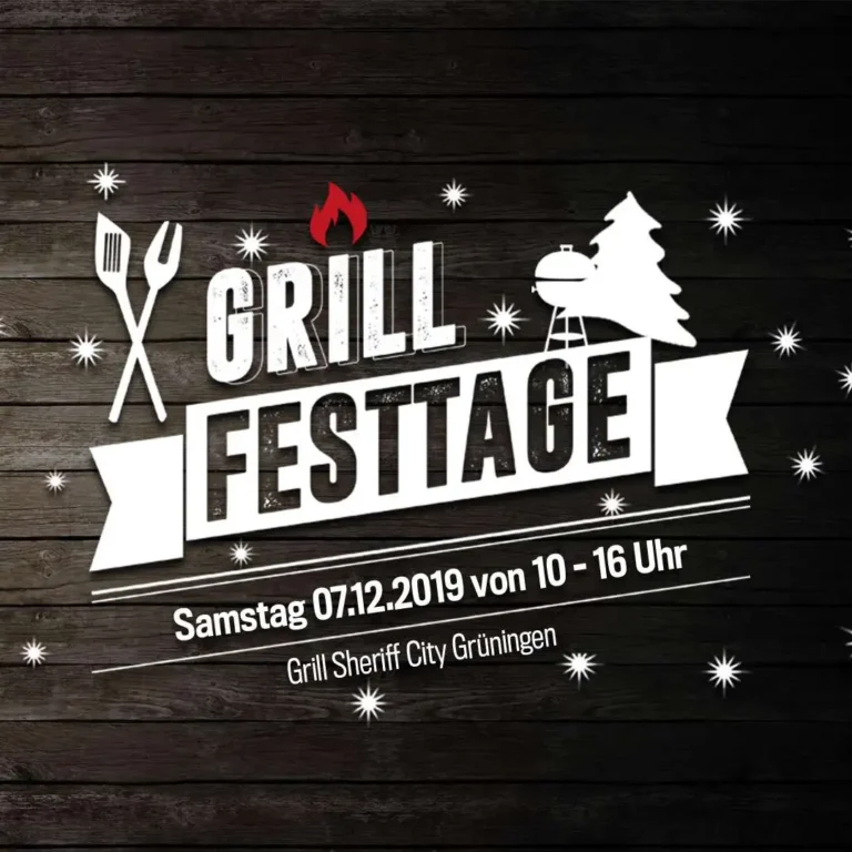 Grill Sheriff Grill Festtage 2019