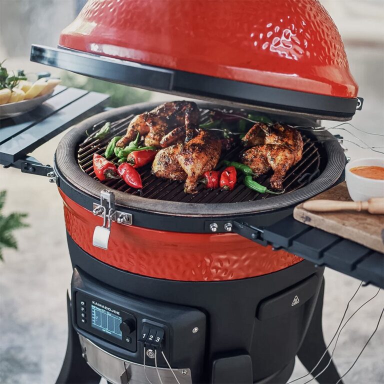 KONNECTED JOE™ DIGITALER HOLZKOHLEGRILL UND SMOKER