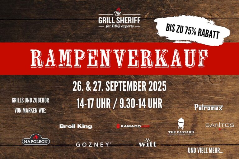 Grill Sheriff Rampenverkauf 2025