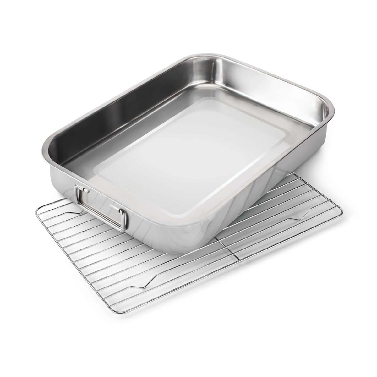 Napoleon Edelstahl Bräter mit Einlegerost Napoleon Edelstahl Bräter mit Einlegerost