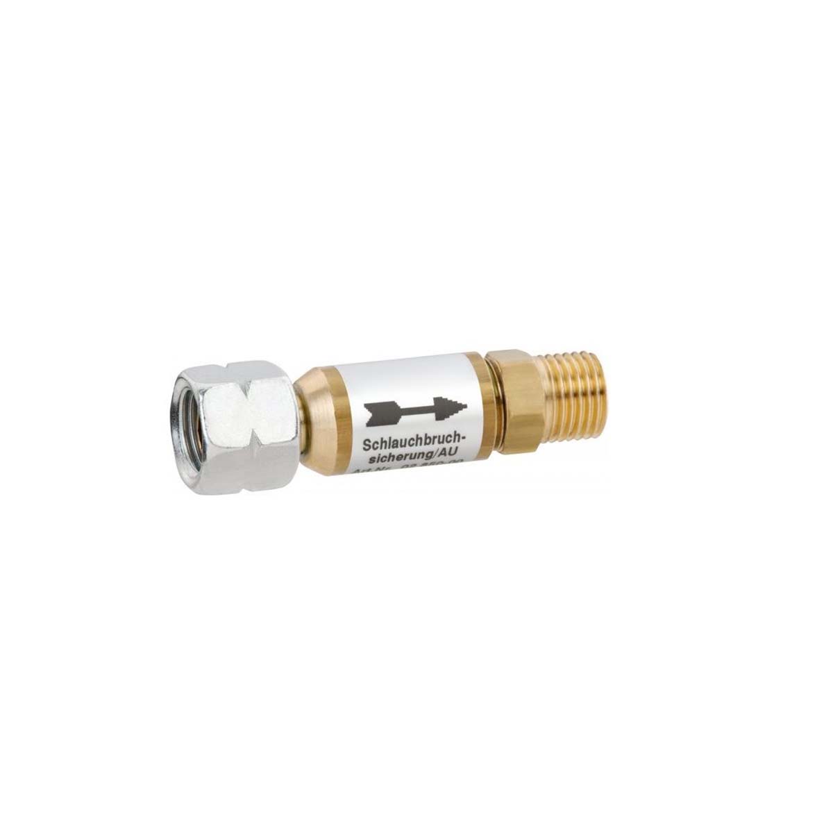 GOK Schlauchbruchsicherung automatisch G 1/4 LH-üM x G 1/4 LH-KN | 1,5kg/h | 29(30)mbar