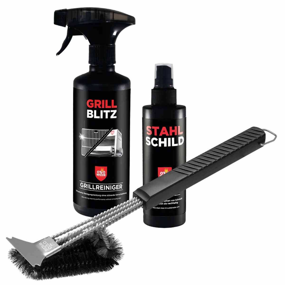 Otto Wilde Grillreiniger Set 3-teilig Otto Wilde Grillreiniger Set 3-teilig