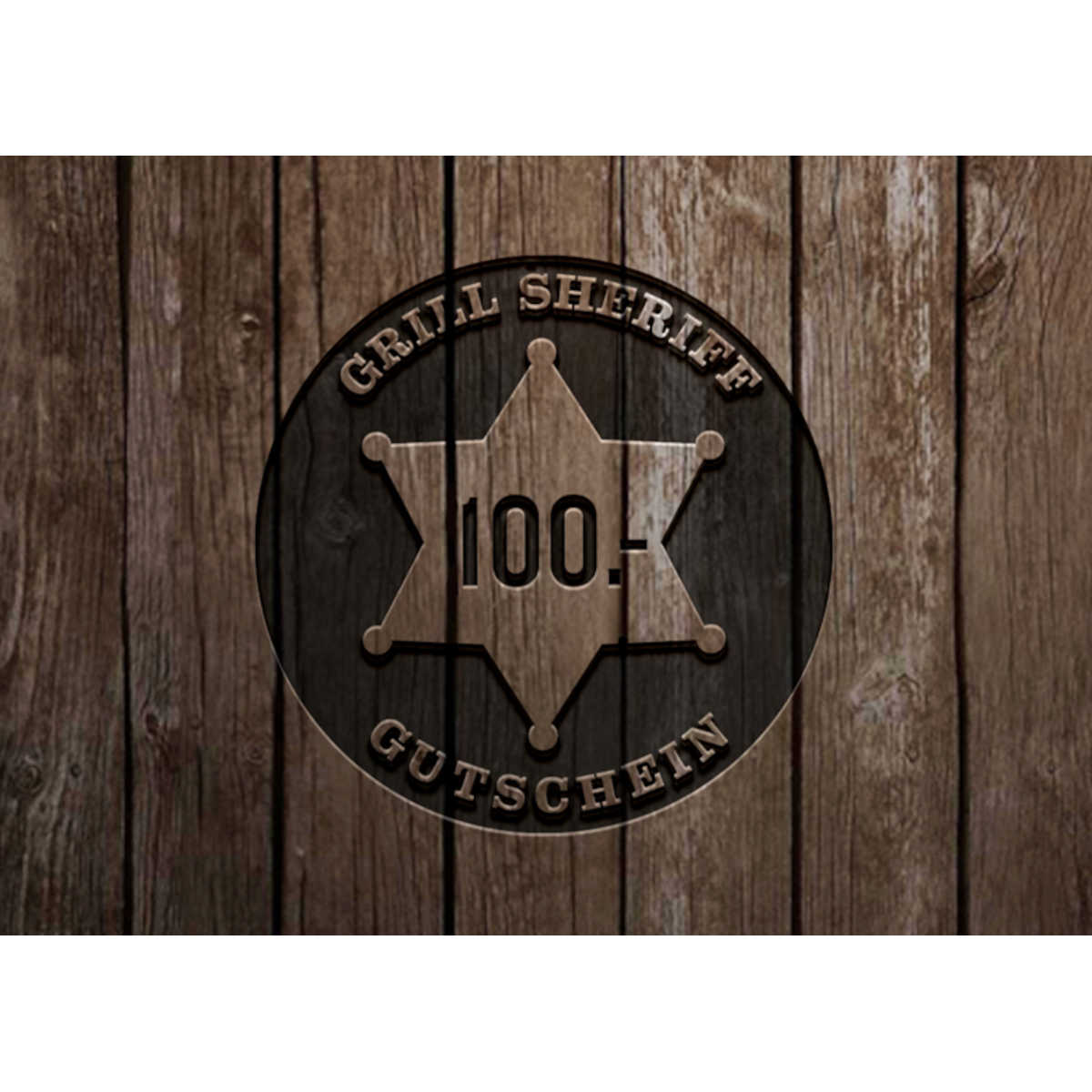 Grill Sheriff Wertgutschein | 100 Franken