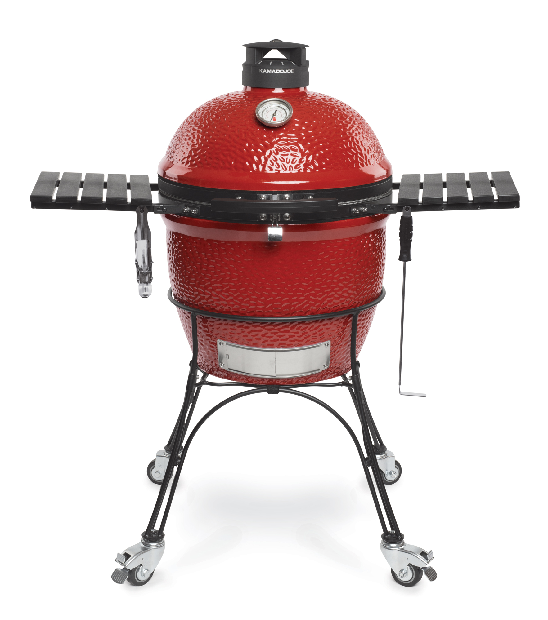 Kamado Joe Classic II mit Rollwagen & Seitentischen