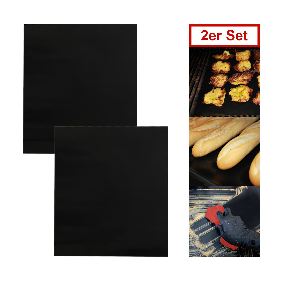 Santos Grillmatte 50 x 40 cm  2er-Set