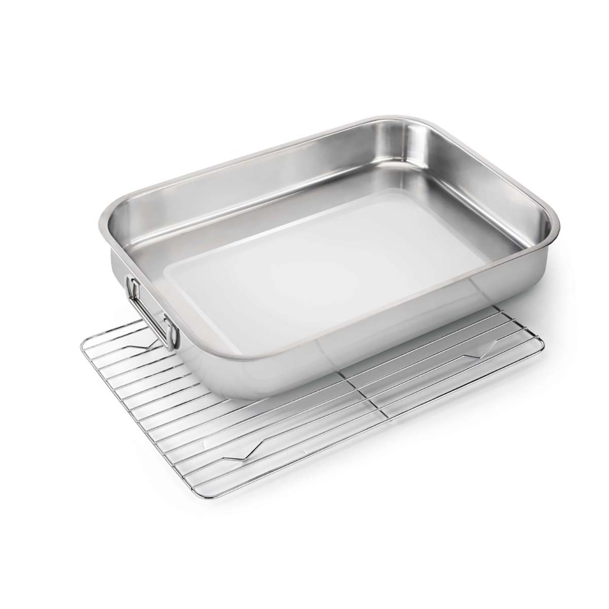 Napoleon Edelstahl Bräter mit Einlegerost Napoleon Edelstahl Bräter mit Einlegerost