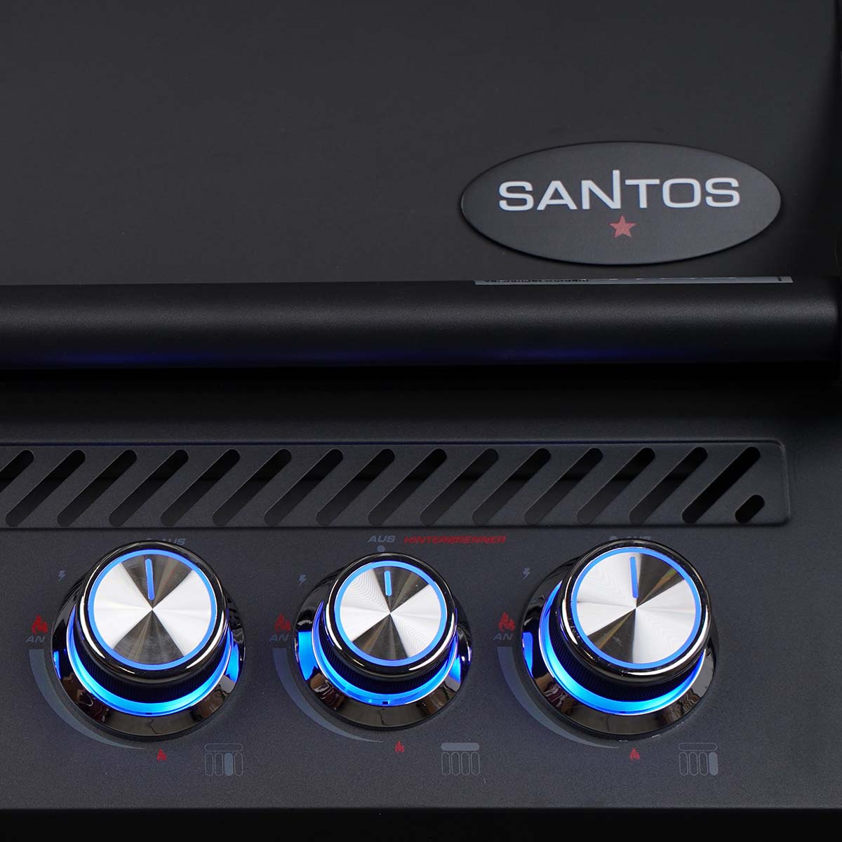 SANTOS Free S-410 PRO Einbaugrill Knopfbeleuchtung SANTOS Free S-410 PRO Einbaugrill Knopfbeleuchtung