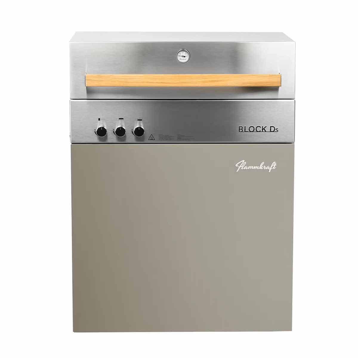 Flammkraft Block Ds Tiefumbra, Frontalansicht