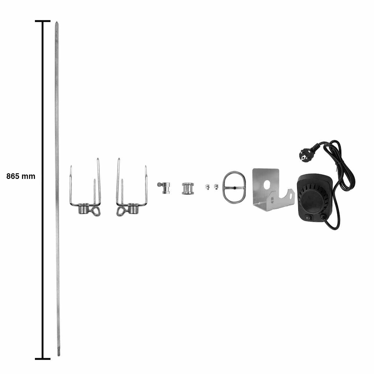 SANTOS Premium Drehspieß für Napoleon Prestige und Pro 500er, Rogue 525er, sowie Lex 485er SANTOS Premium Drehspieß für Napoleon Prestige und Pro 500er, Rogue 525er, sowie Lex 485er