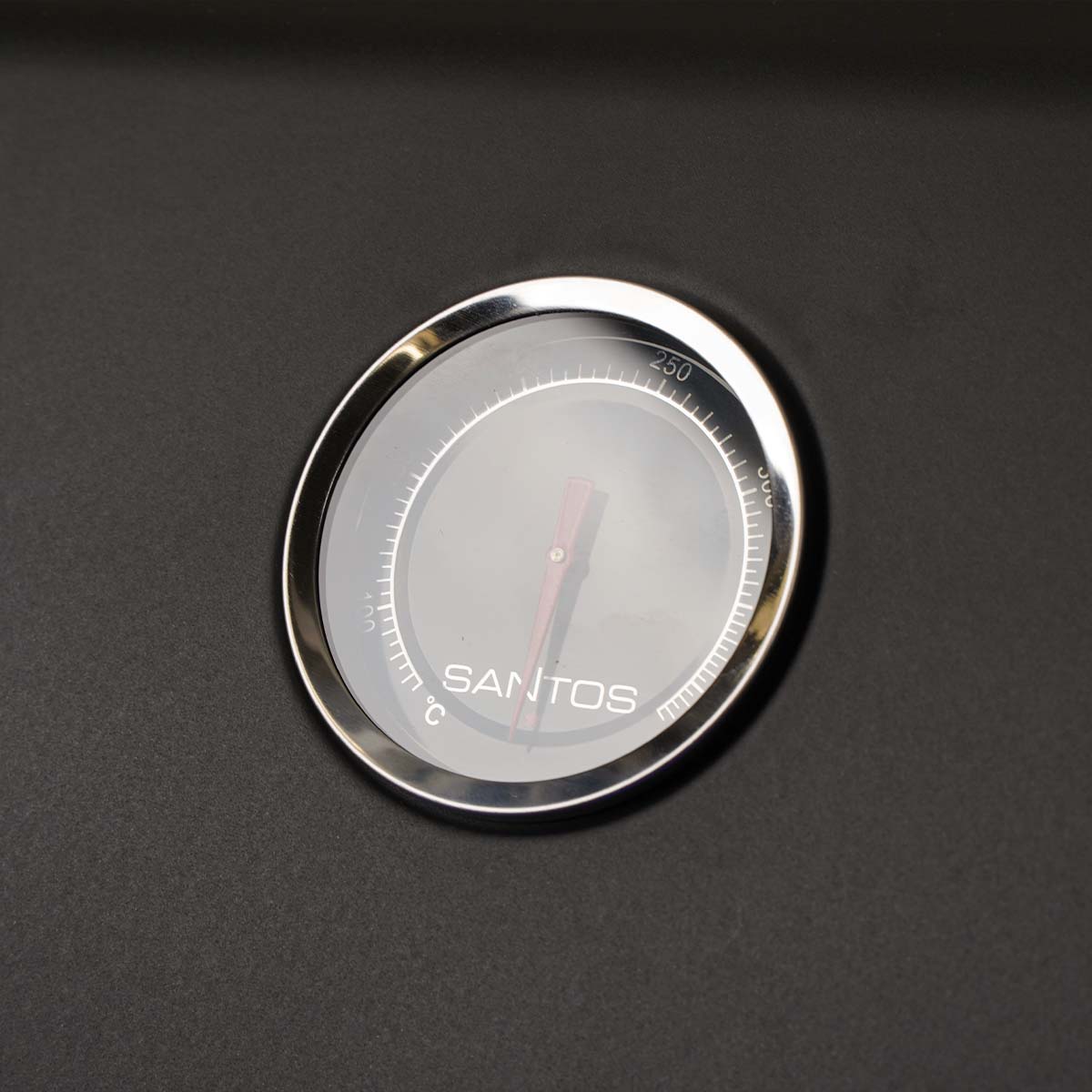 SANTOS Free S-410 PRO Einbaugrill | Heckbrenner | All Black SANTOS Free S-410 PRO Einbaugrill Deckelthermometer
