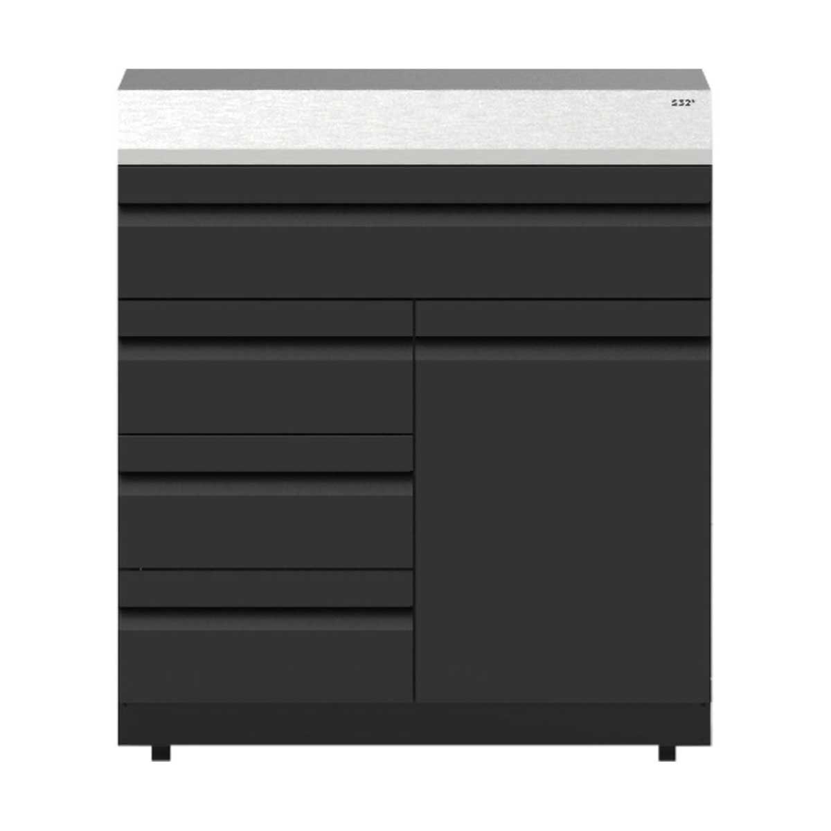 Otto Wilde S32 Schrankmodul mit Tür und 4 Schubladen Otto Wilde S32 Schrankmodul mit Tür und 4 Schubladen