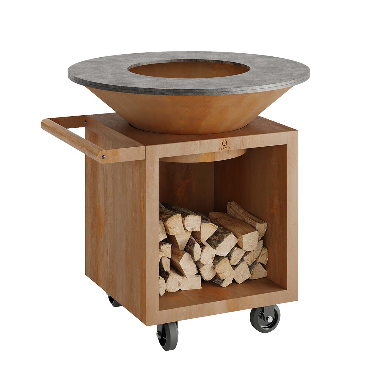 OFYR Feuerschale Classic Storage Corten 100 PRO OFYR Feuerschale Classic Storage Corten 100 PRO