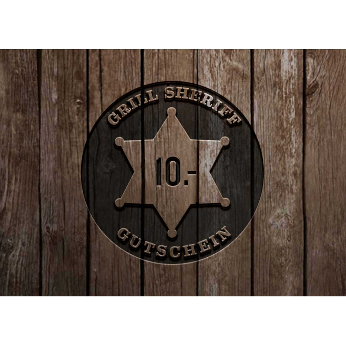 Grill Sheriff Geschenkgutschein | 10 Franken