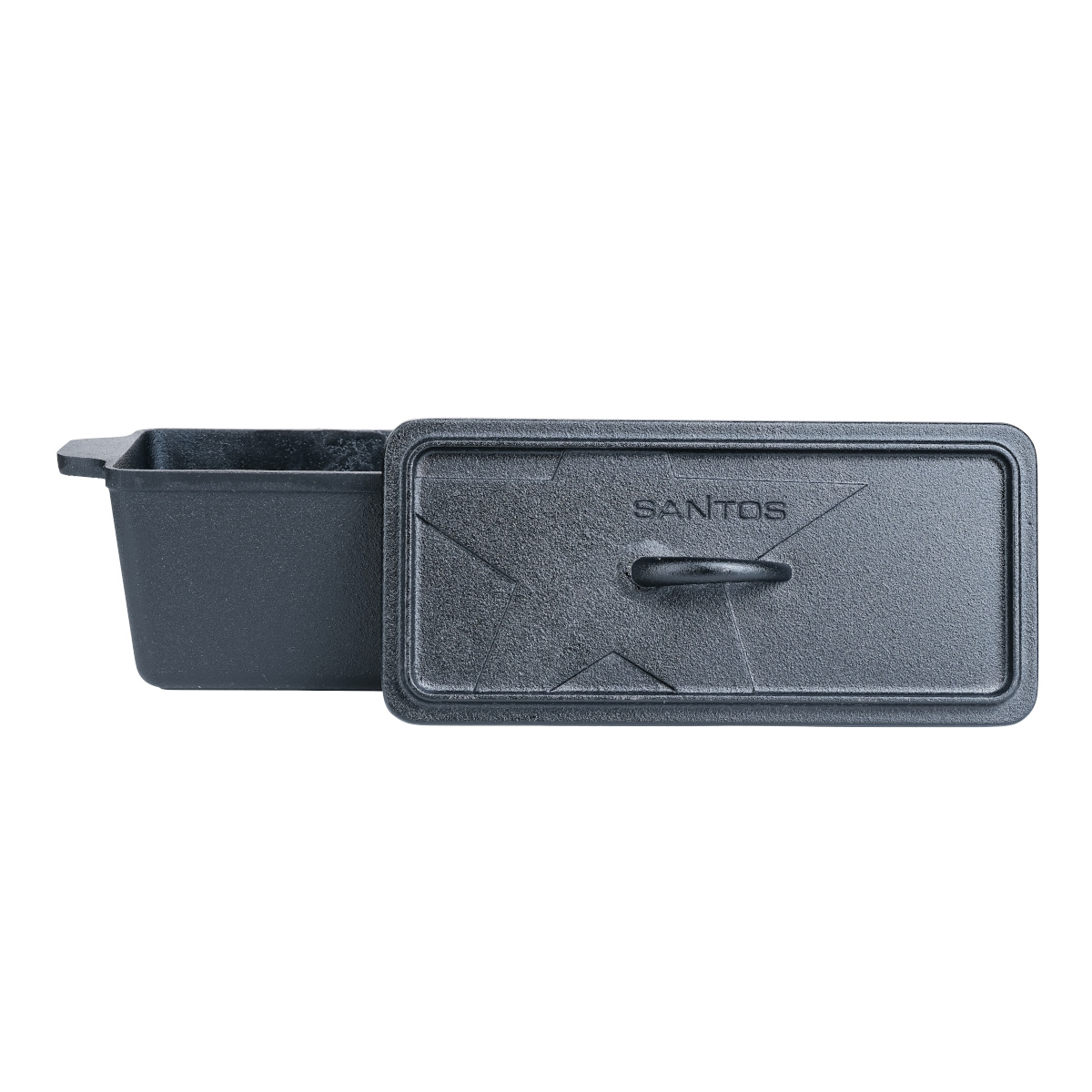 SANTOS Kastenform K4 mit Deckel, aus Gusseisen SANTOS Kastenform K4 mit Deckel, aus Gusseisen