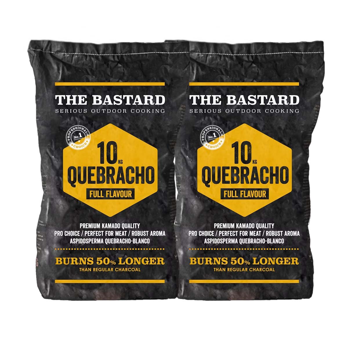 Holzkohle Quebracho Set 2 x10kg Holzkohle Quebracho Set 2 x10kg
