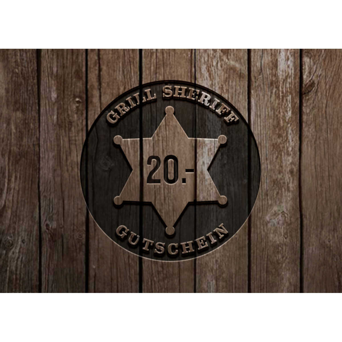 Grill Sheriff Geschenkgutschein | 20 Franken