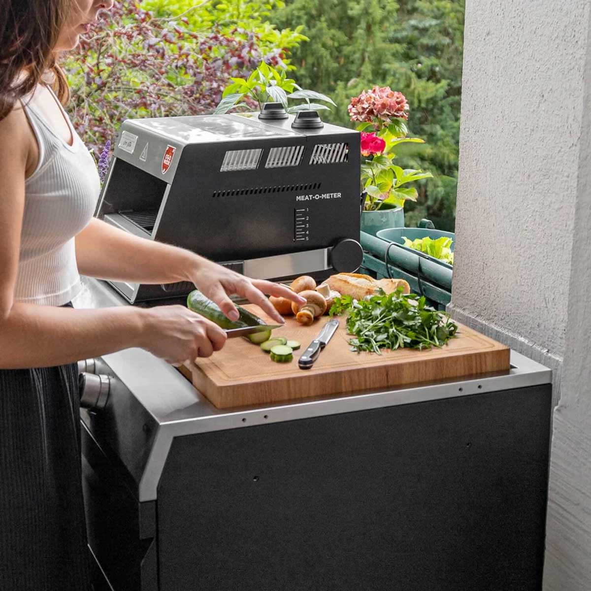 Otto Wilde Schneidebrett aus Eichenstirnholz Otto Wilde Schneidebrett aus Eichenstirnholz