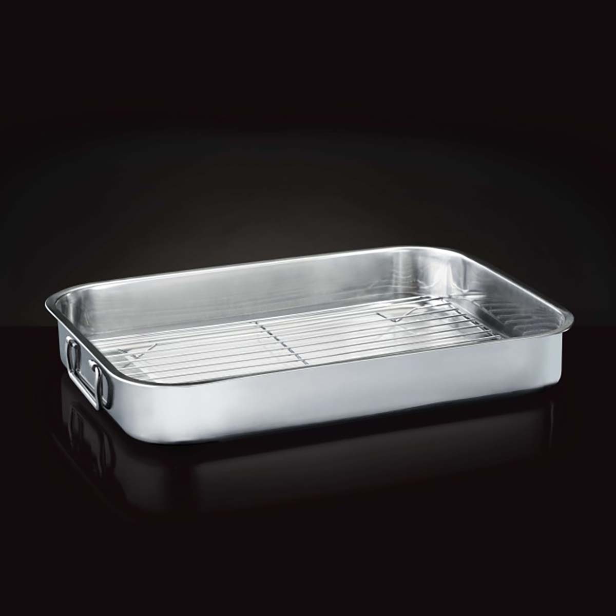 Napoleon Edelstahl Bräter mit Einlegerost Napoleon Edelstahl Bräter mit Einlegerost