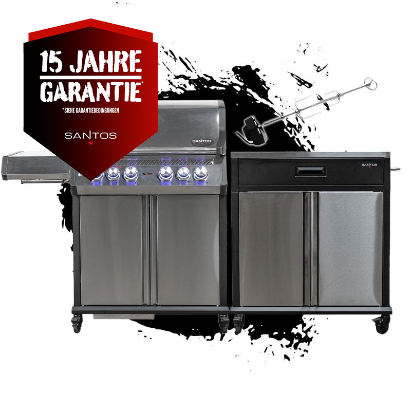 SANTOS S-418 Pro Aussenküche | S-418 Pro & BBQ Cart Pro