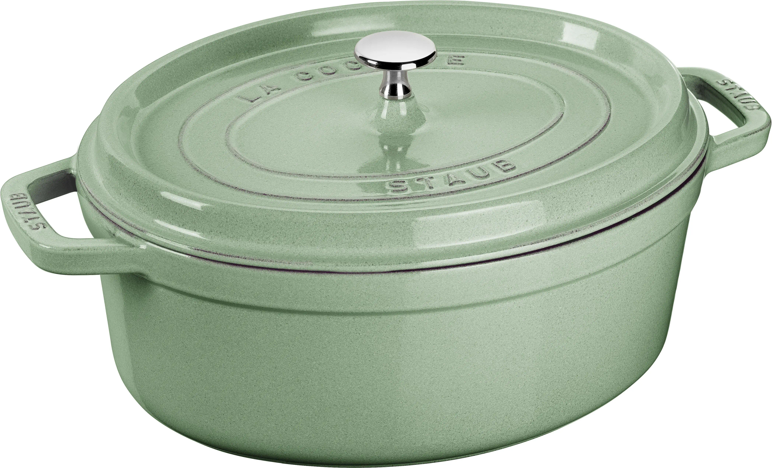 Staub La CocotteCocotte oval 29cm salbei