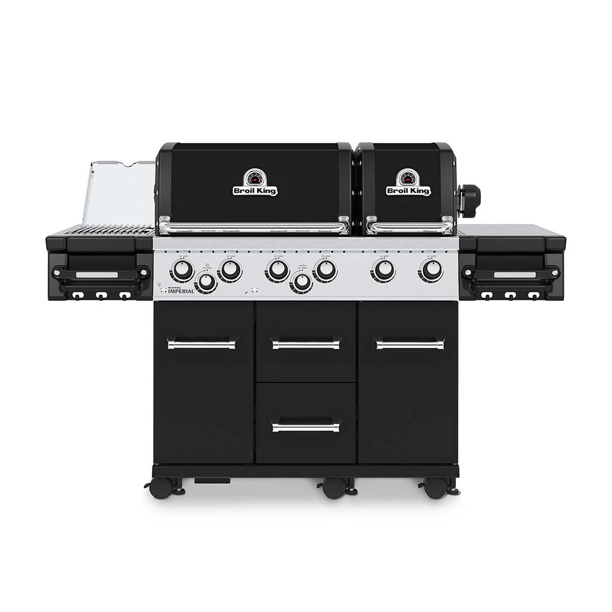 Broil King Gasgrill Imperial 690 mit Grillrosten aus Edelstahlguss und Drehspiess