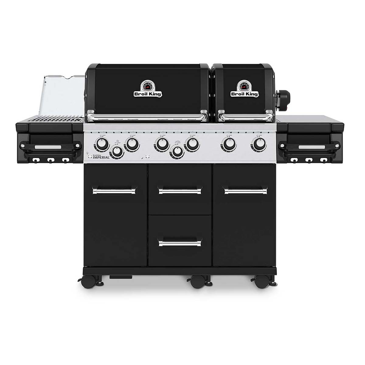 Broil King Gasgrill Imperial S690 mit Grillrosten aus Edelstahlguss inkl. Drehspiess