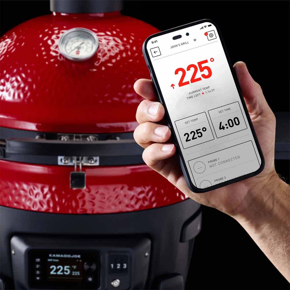 Kamado Joe Big Joe Konnected, kompatible Kamado Joe App
