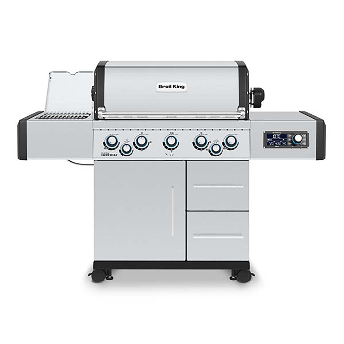 Broil King Gasgrill Imperial QS590 IR mit Grillrosten aus Edelstahlguss inkl. Drehspiess