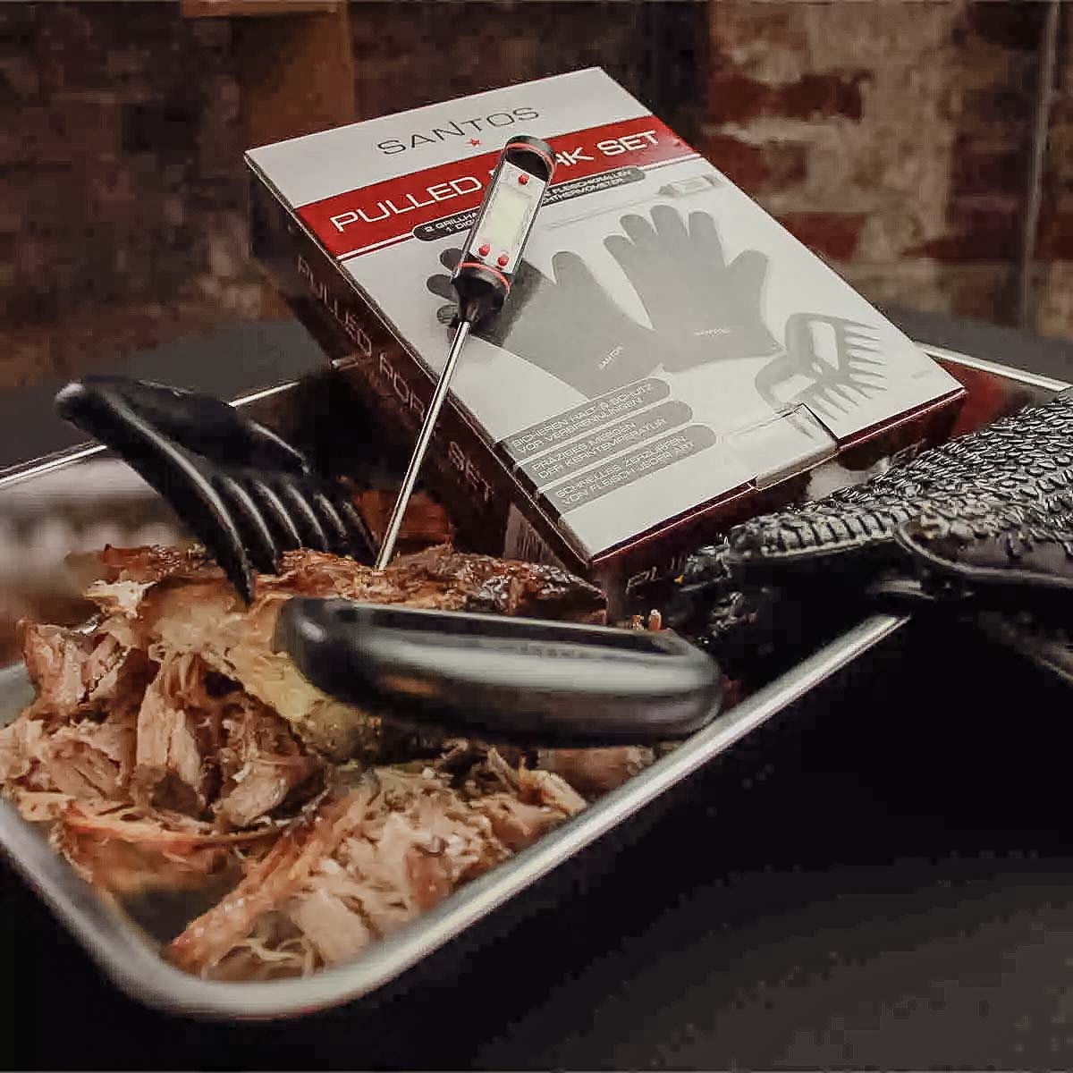 SANTOS Pulled Pork Set, 5-teilig Packetinhalt