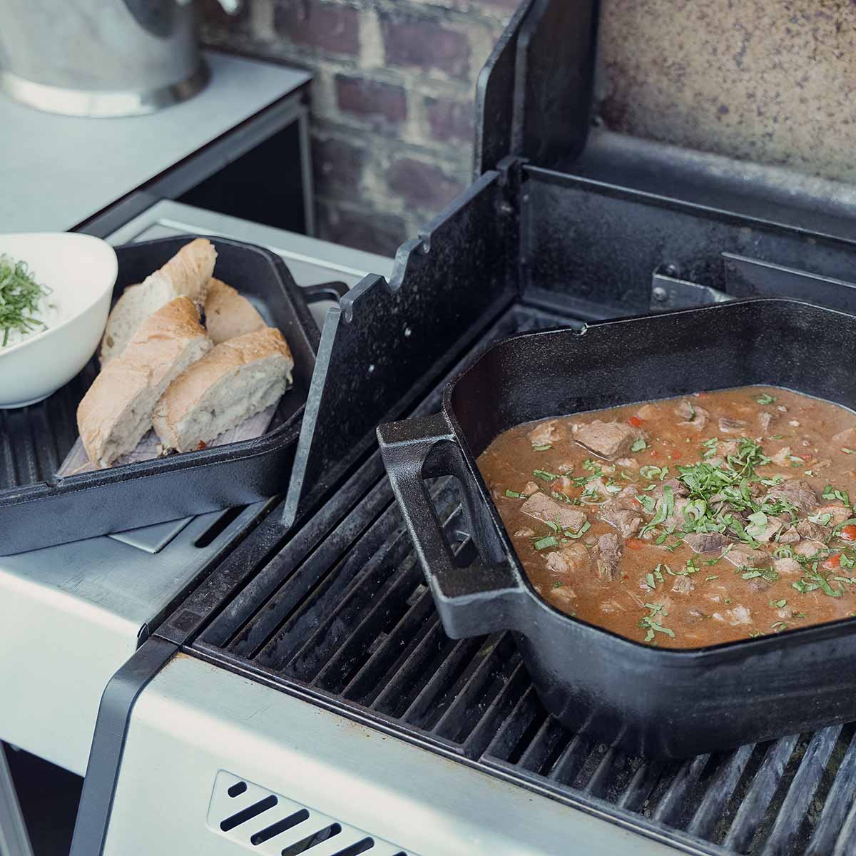 SANTOS Dutch Oven Square 10qt ohne Füße (9,5l) SANTOS Dutch Oven Square 10qt ohne Füße (9,5l)