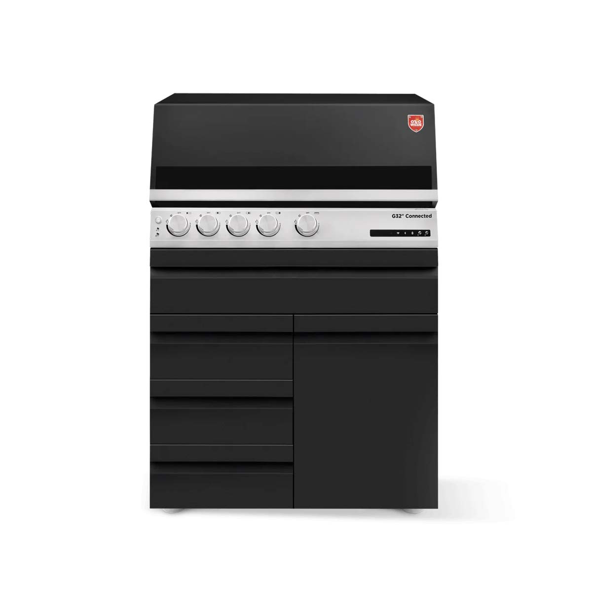 Otto Wilde Gasgrill G32 Conncted mit Schubladen und Schranktür