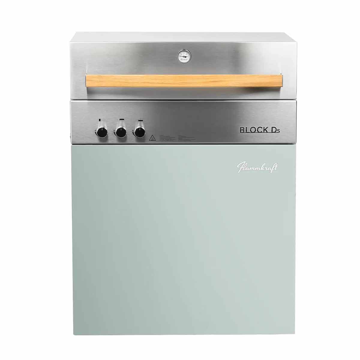 Flammkraft Block Ds Tiefumbra, Frontalansicht