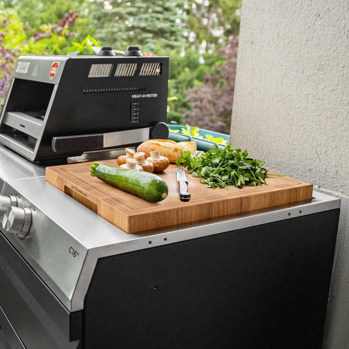 Otto Wilde Schneidebrett aus Eichenstirnholz Otto Wilde Schneidebrett aus Eichenstirnholz