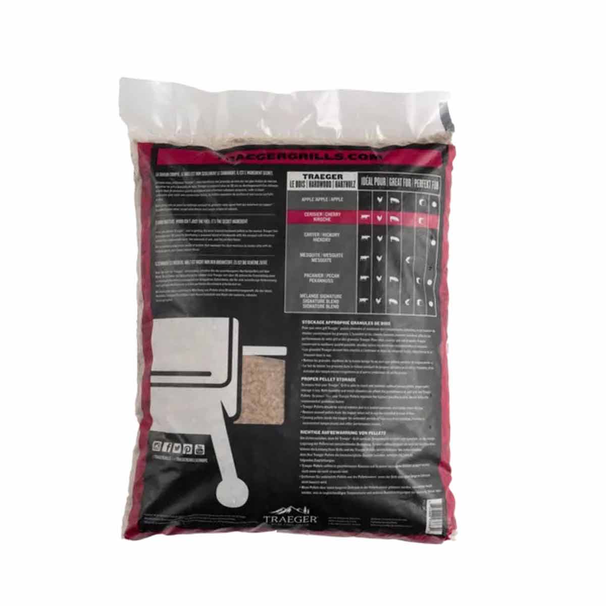 Traeger Hartholz Pellets Cherry, 9 kg Traeger Hartholz Pellets Cherry, 9 kg