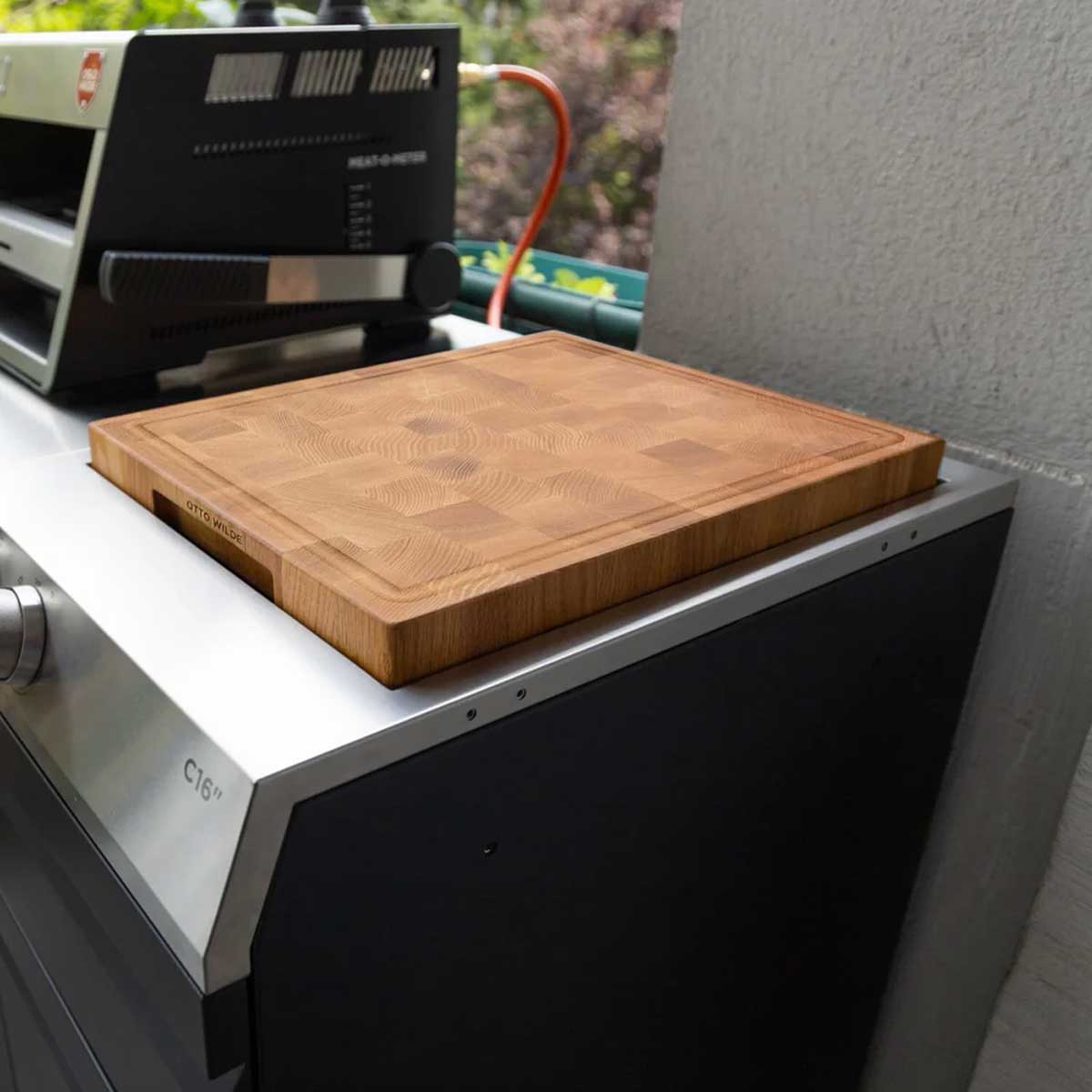 Otto Wilde Schneidebrett aus Eichenstirnholz Otto Wilde Schneidebrett aus Eichenstirnholz