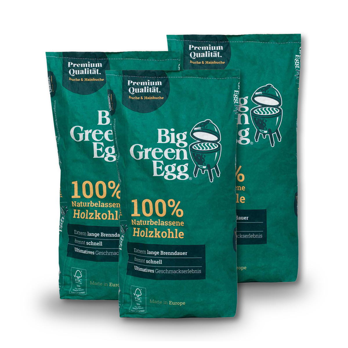 Big Green Egg Holzkohle 9 kg – 100% naturbelassen | 3er Pack Big Green Egg Holzkohle 9 kg – 100% naturbelassen | 3er Pack