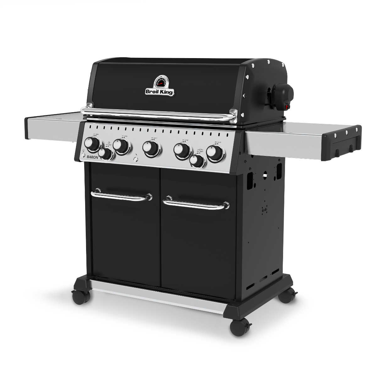Broil King Gasgrill Baron 590 mit Drehspiess | Schwarz
