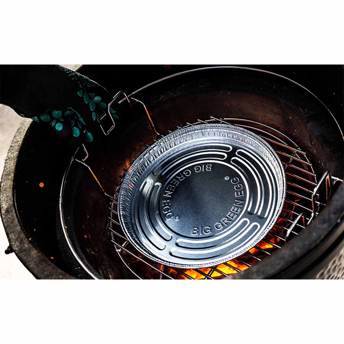 Big Green Egg Aluminium Einweg-Auffangschale, L Big Green Egg Aluminium Einweg-Auffangschale, L