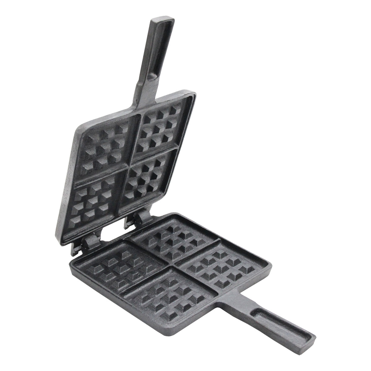 SANTOS Waffeleisen aus Gusseisen eckig, 17,5 cm x 18,5 cm SANTOS Waffeleisen aus Gusseisen eckig, 17,5 cm x 18,5 cm