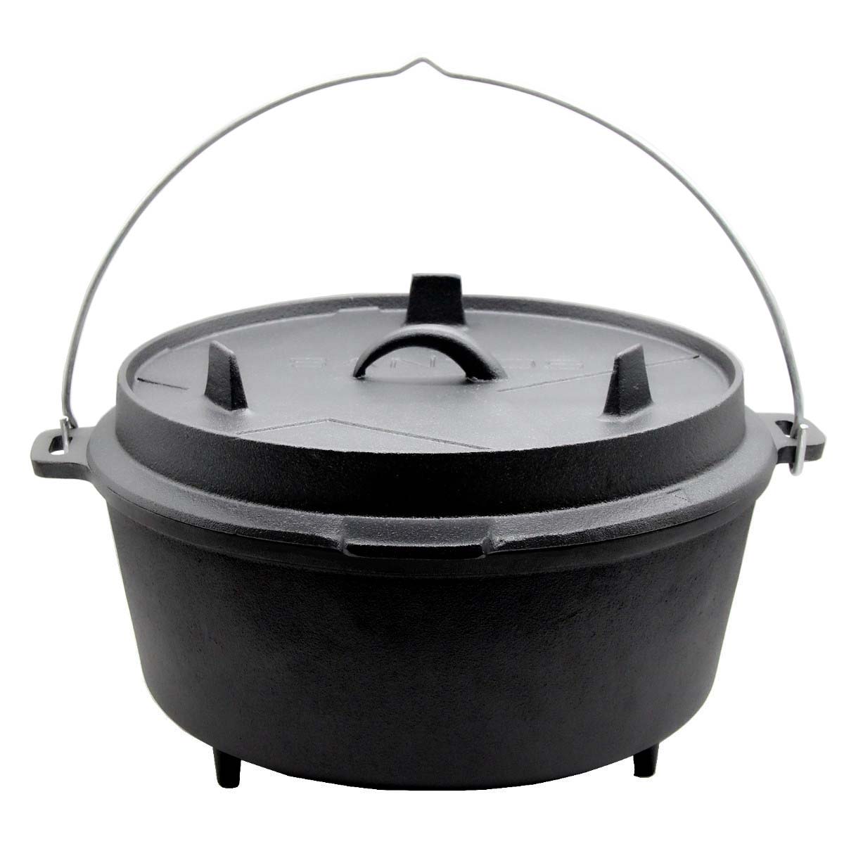 SANTOS Dutch Oven 12qt mit Füßen