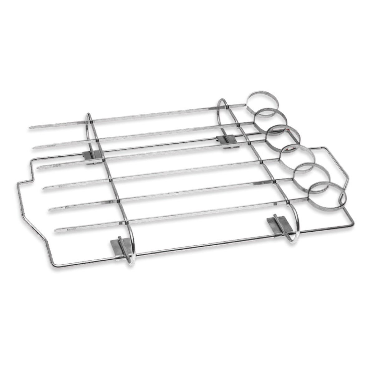 SANTOS 6-teiliges Schaschlik-Set mit Gestell, Edelstahl SANTOS 6-teiliges Schaschlik-Set mit Gestell, Edelstahl