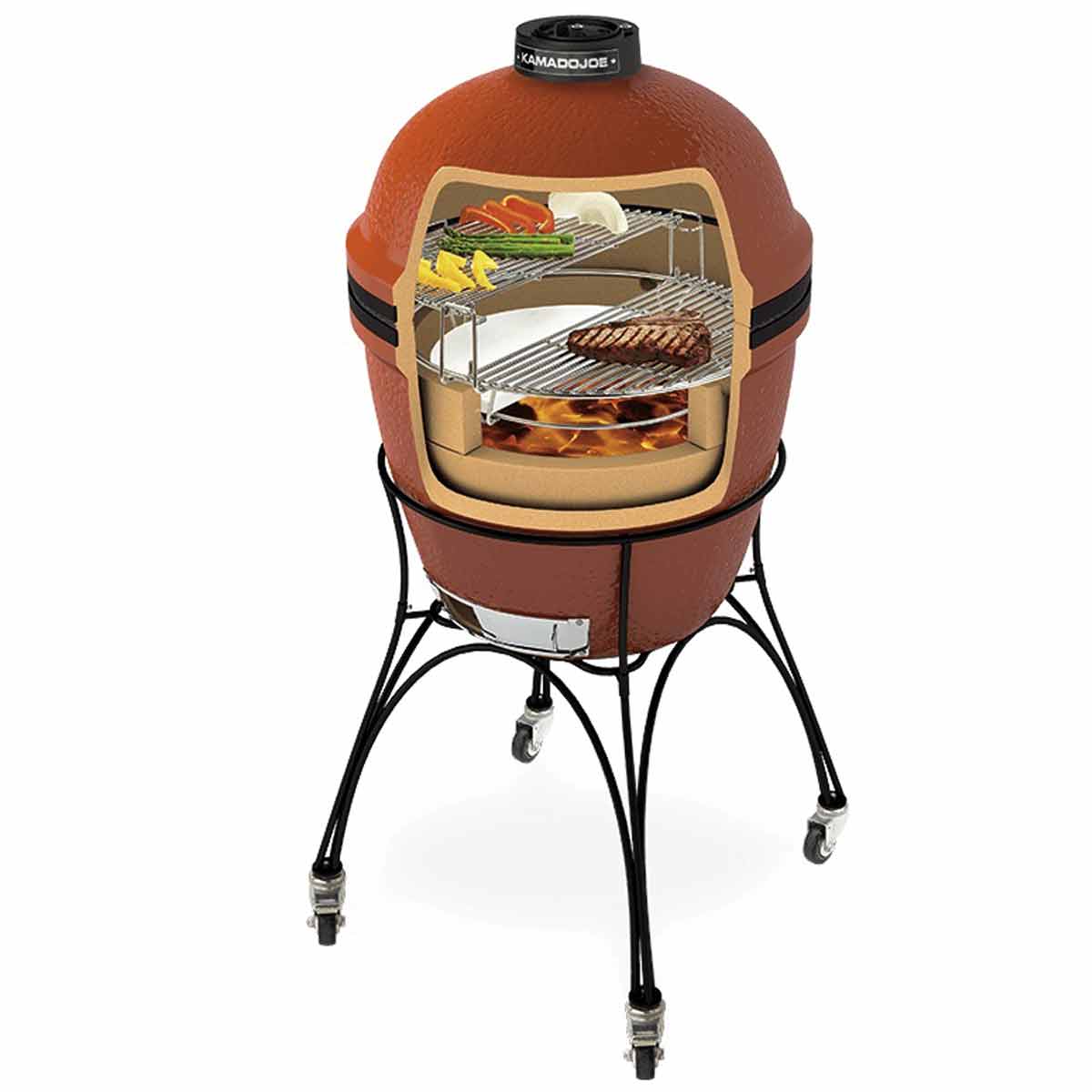 Kamado Joe Halber Grillrost aus Edelstahl
