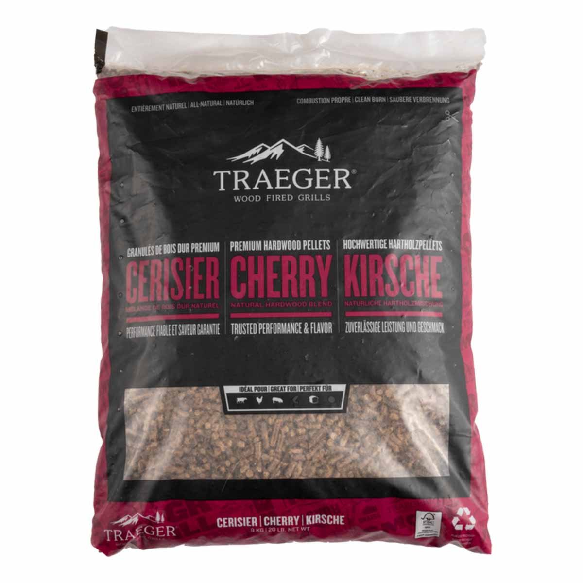 Traeger Hartholz Pellets Cherry, 9 kg