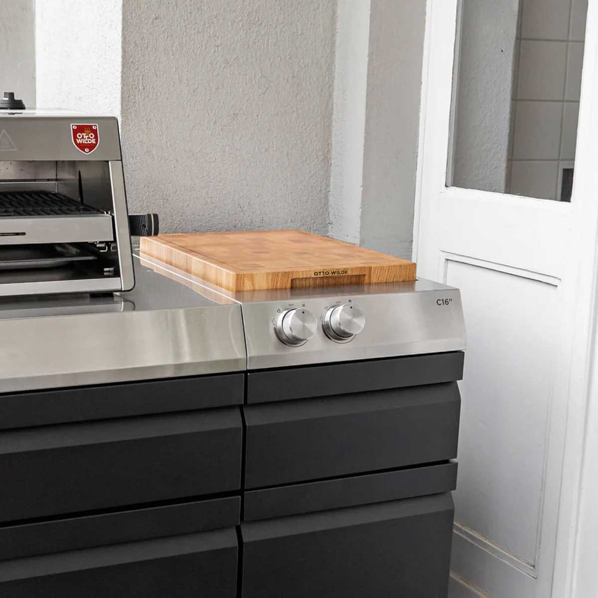 Otto Wilde Schneidebrett aus Eichenstirnholz Otto Wilde Schneidebrett aus Eichenstirnholz