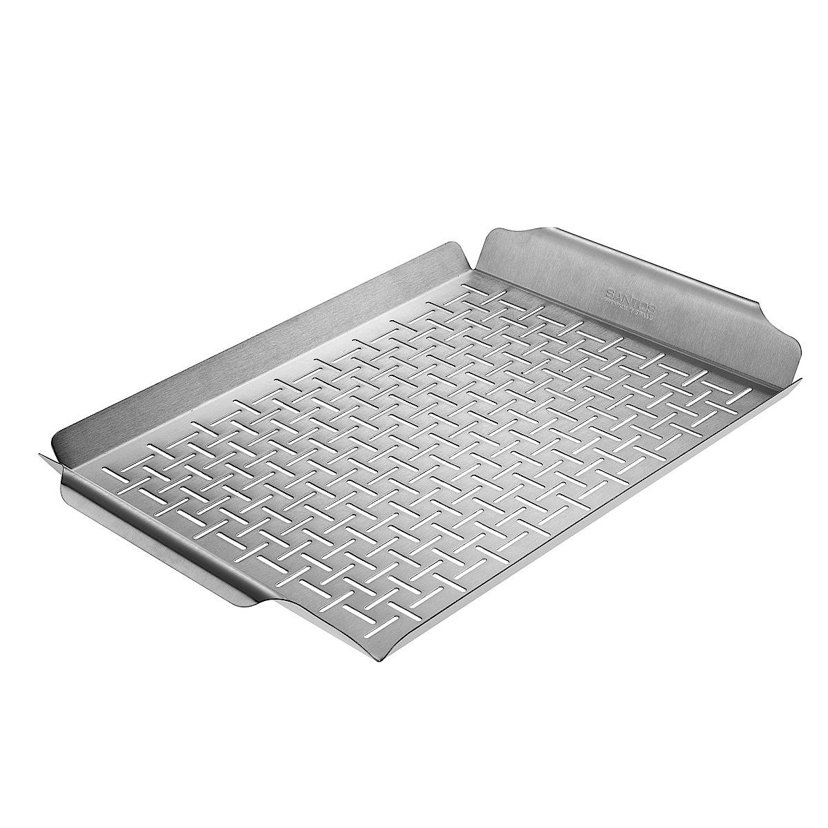 Santos Edelstahl Grillschale mit Griffen Santos Edelstahl Grillschale mit Griffen
