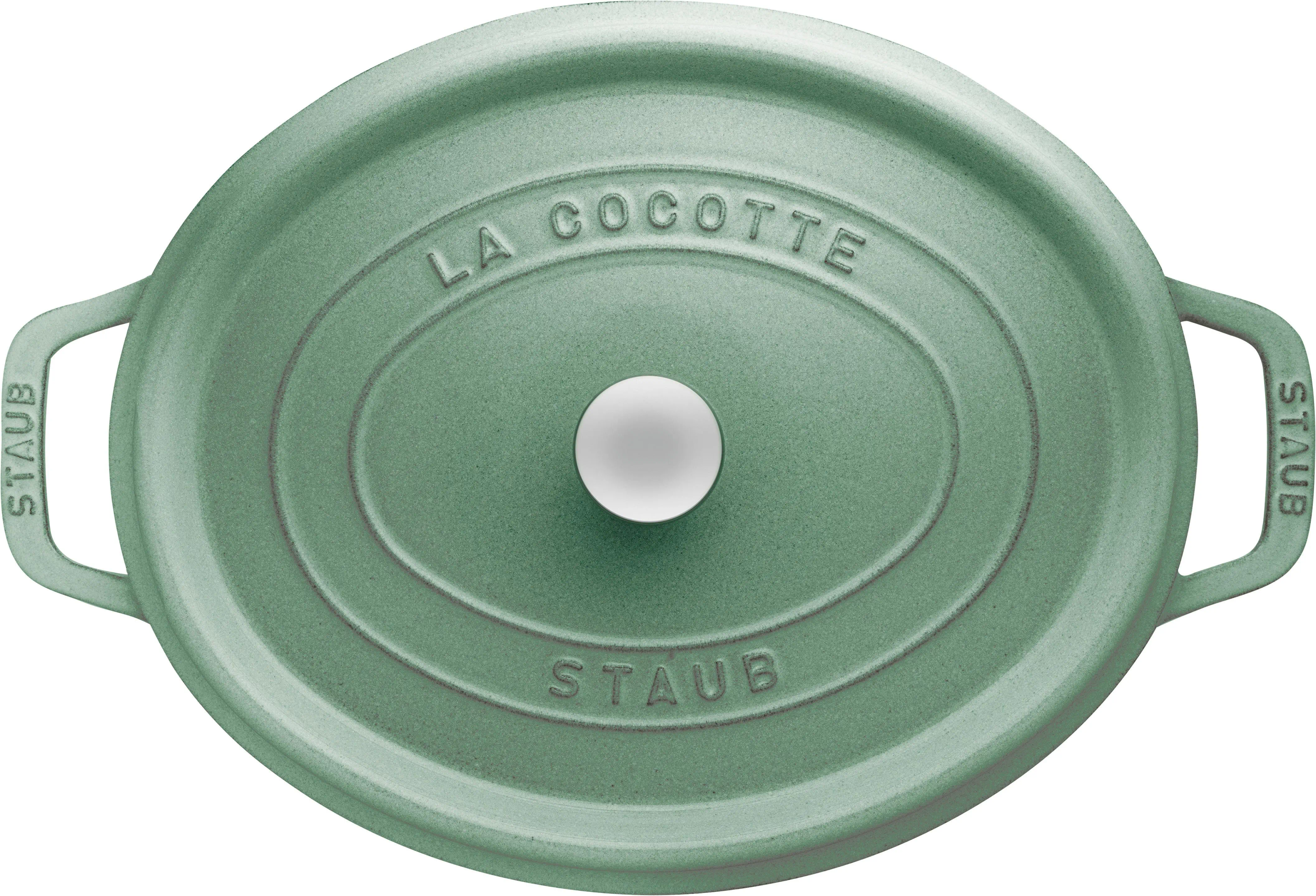 Staub La CocotteCocotte oval 29cm salbei