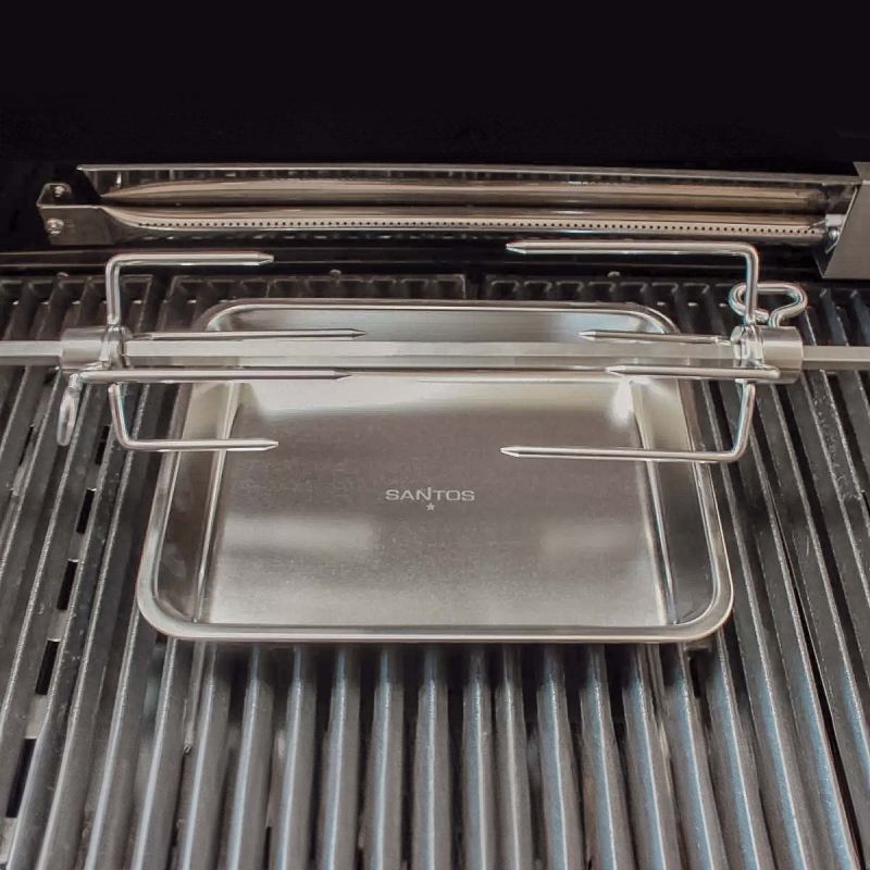 Funkenschutz Für Solo-Herd - Edelstahl 49,5cm Mit Grillfunktion